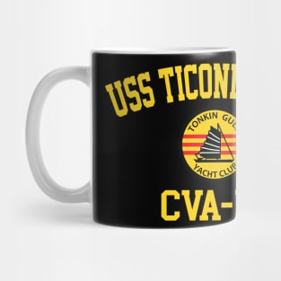 USS Ticonderoga CVA-14 Tonkin Gulf Yacht Club Mug